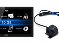 Pachet Sistem Multimedia 6.8" JVC KWM25BT cu Bluetooth si camera marsarier JVC inclusa