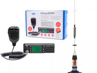 Pachet Statie radio CB PNI Escort HP 9500, ASQ, 12-24V + Antena CB PNI ML70, 70 cm cu baza magnetica 145 mm inclusa PNI-PACK94