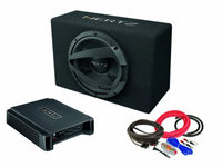 Pachet Subwoofer auto HERTZ DBX 25.3 + Amplificator Hertz HCP 2 + Kit de cabluri complet