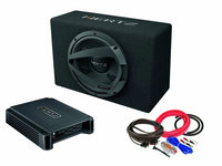 Pachet Subwoofer auto HERTZ DBX 25.3 + Amplificator Hertz HCP 2 + Kit de cabluri complet