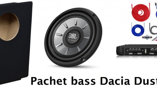 Pachet subwoofer JBL Dacia Duster 2009->