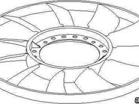 Paleta ventilator racire motor AUDI A6 4B2 C5 TOPRAN 110 294