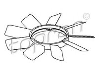 Paleta ventilator, racire motor MERCEDES C-CLASS (W202) (1993 - 2000) TOPRAN 401 000