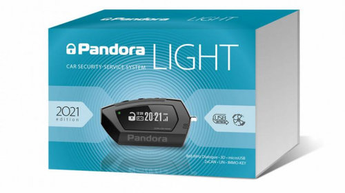 Pandora Light v3 alarma cu pager 868Mhz 2 con