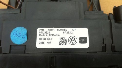 Panou aer conditionat VW Up! din 2012 cod 1S0820045T 1S0 820 045 T