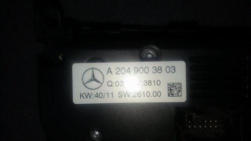 Panou comanda climatizare Mercedes C clase W204 cod A 2049003803