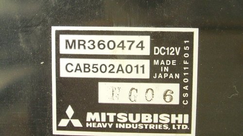 Panou comanda climatizare Mitsubishi Carisma MR360474 CAB502A011