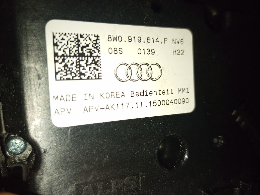 PANOU COMANDA MULTIMEDIA AUDI A4 B9 (8W2