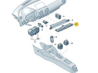 Panou de comanda cu Drive select Audi A3 8V 8V0925301CM ⭐⭐⭐⭐⭐