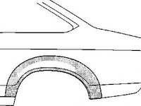 Panou lateral FORD CAPRI Mk II (GECP), FORD CAPRI Mk III (GECP) - VAN WEZEL 1851.46