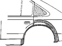Panou lateral NISSAN SABRE III hatchback (N14), NISSAN PULSAR III hatchback (N14), NISSAN PULSAR III (N14) - VAN WEZEL 3314147
