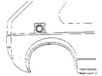 Panou lateral OPEL ASTRA F (56_, 57_), OPEL ASTRA F hatchback (53_, 54_, 58_, 59_), OPEL ASTRA F combi (51_, 52_) - VAN WEZEL 3734191