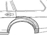 Panou lateral VW PASSAT Variant (3A5, 35I) - VAN WEZEL 5834147