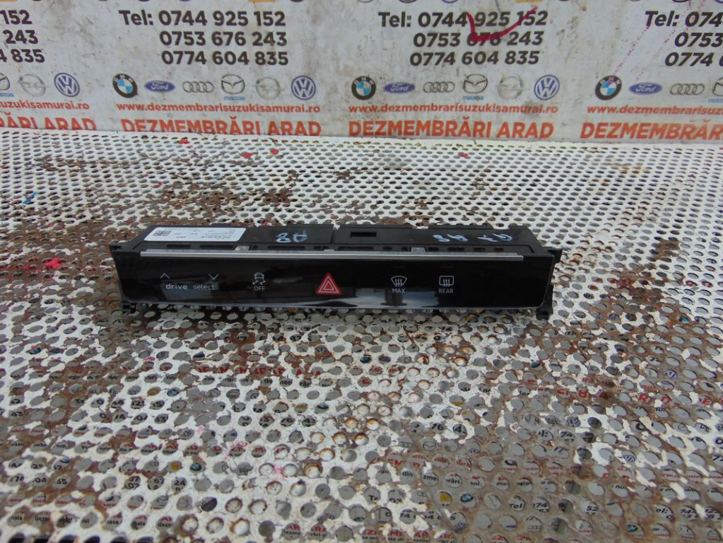 Panou lumini Audi E tron Q8 Q7 A8 S8 multi switch cod 4n0925301b sq8 comenzi drive select dezaburire avarii buton touch