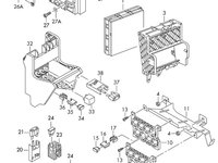 Panou sigurante Volkswagen Transporter T5 bus 2.0 TDI OEM 4F1941824