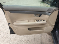 Panou Tapiterie Fata Interior Piele Crem de pe Usa Portiera Stanga Fata Audi A4 B6 2001 - 2005 [C1811]