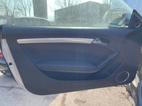 Panou Tapiterie Fata Interior Piele Negru de pe Usa Portiera Stanga Audi A5 Coupe 2 Usi 2008 - 2016 [C3088]