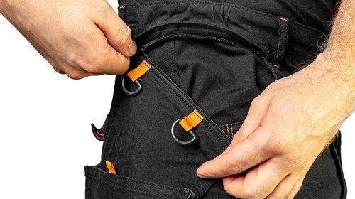 Pantaloni de lucru HD Slim, buzunare detasabile, marimea M 81-239-M