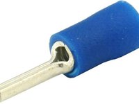 Papuci electrici izolati, tata, albastru cu pin din sarma, 1,9 mm, lungime 21,0 mm, crimpat, 621, 10 terminale la blister Carpoint