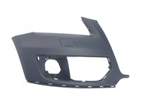 Parte laterala bara , colt lateral flaps fata dreapta Audi Q5 (8r), 09.2008-06.2012, cu primer, cu gauri pentru spalator faruri, 8R0807108AGRU