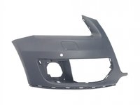 Parte laterala bara , colt lateral flaps fata dreapta Audi Q5 (8r), 09.2008-06.2012, cu primer, cu gauri pentru spalator si senzori de parcare, 8R0807108CGRU