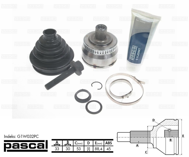 Pascal cap planetara la roata pt audi A4(b5),passat(3b5) cv manuala