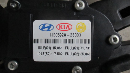 Pedala acceleratie 32700-2S000 Kia Hyundai ix35 facelift 1.6 GDI G4FD 99kw 2013 2014 2015