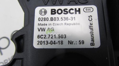 Pedala acceleratie 6C2721503 Audi A1 8X , VW Polo 6R