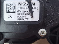 Pedala Acceleratie Nissan Qashqai J11 1.6 dci COD: 180024BG0B / 6PV009978741