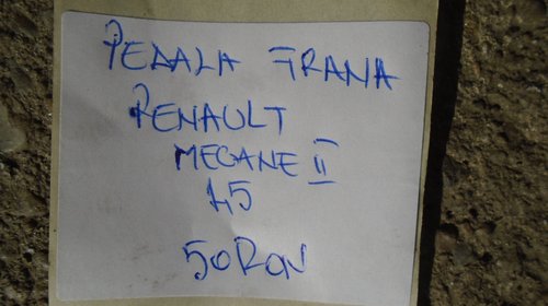 Pedala frana renault megane 2 1.5dsl
