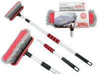 Perie Curatat Auto Extensibila Cu Brat Telescopic Carcommerce 80-130CM Alfa II 42661