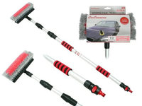 Perie Curatat Auto Extensibila Cu Brat Telescopic Cu Racord Apa Carcommerce 130-250CM Alfa V 42680