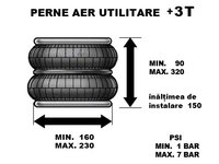 Perna aer SPRINTER, LT (suplimentara) -PRODUS NOU