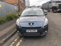 Peugeot 5008 din 2011, motor 1.6 hdi, tip 9HR