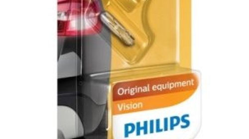 Philips set 2 becuri iluminat bord 12v 1,2w