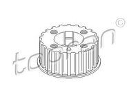 Pinion arbore cotit vibrochen VW LT 28-46 II caroserie 2DA 2DD 2DH TOPRAN 108699