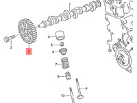 Pinion ax came motor 1.9 TDI (E3) Volkswagen Golf 1J 66 kw ALH 2002 2003 OEM 038109111A