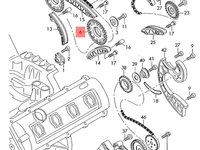 Pinion distributie 2.7 TDI Audi A4 B8 CGKA 2009 2010 2011 2012 OEM 057109077