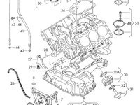 Pinion pompa de ulei Audi A4 8E 2002 2003 2.5 TDI AKE OEM 059115121C