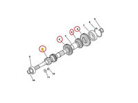 Pinion receptor pt Cutie de viteze Citroen C-Crosser 2.2 HDI 4x4