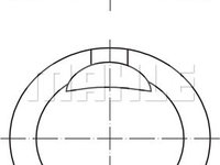 Piston (0093600 MAH) AUTOBIANCHI,FIAT,LANCIA