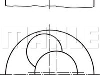 Piston (033PI00107000 MAHLE KNECHT) AUDI,SKODA