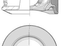 Piston 40400600 KOLBENSCHMIDT pentru Peugeot 207 Peugeot 2008