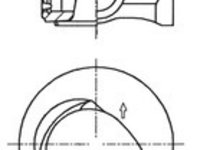 Piston 41257620 KOLBENSCHMIDT pentru Vw Jetta Vw Vento Skoda Roomster Vw Beetle Vw Novo Vw Polo Vw Golf Skoda Fabia Skoda Octavia Seat Altea Seat Leon Audi A3 Seat Ibiza Vw Caddy Skoda Rapid