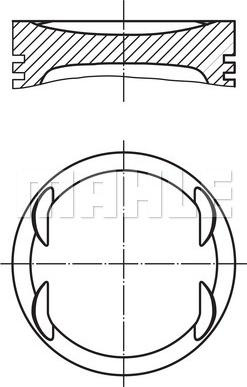 Piston 79 STD FORD C-MAX C-MAX II FOCUS C-MAX FOCU