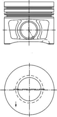 Piston 8101 STD AUDI A3 A4 B7 A6 C6 MITSUBISHI GRA