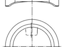 Piston (94912620 KOLBENSCHMIDT) CHEVROLET,HOLDEN,OPEL,VAUXHALL