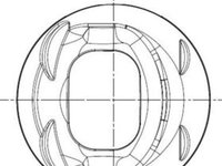 PISTON AUDI A1 (8X1, 8XK) 1.4 TFSI 122cp MAHLE 028 PI 00118 000 2010 2011 2012 2013 2014 2015