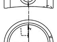 Piston AUDI A3 8L1 KOLBENSCHMIDT 99933620