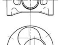 Piston AUDI A4 (8D2, B5) (1994 - 2001) KOLBENSCHMIDT 94428700 piesa NOUA